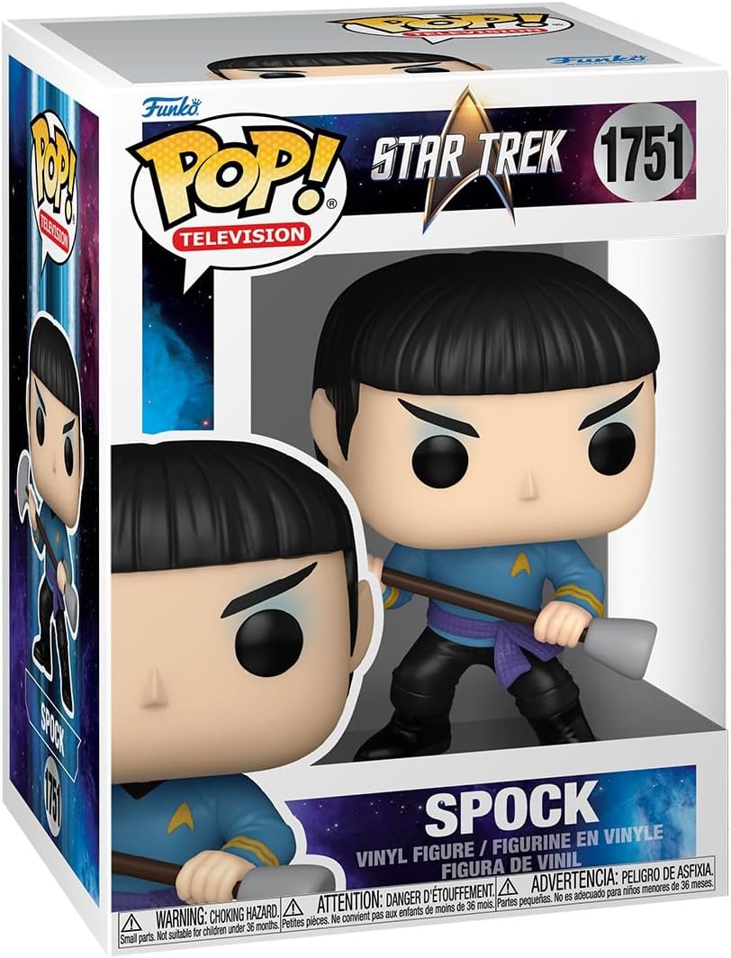 Funko Pop! TV: Star Trek - Spock com Arma - Star Trek: a Série Original - Figura de Vinil Colecionável - Ideia para Presente - Produtos Oficiais - Brinquedos para Crianças e Adultos - Fãs de TV