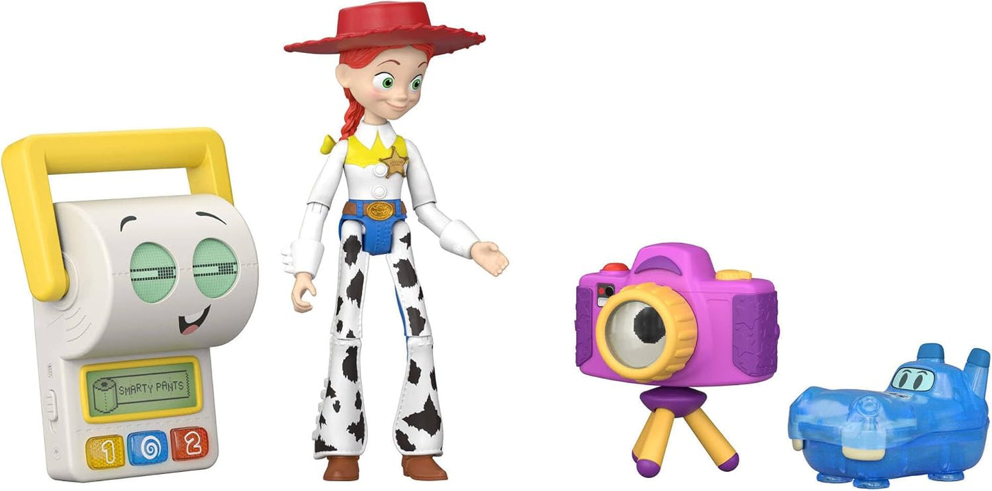 Mattel Disney e Pixar Toy Story 5 – Jessie e Double A Team | Multipack de Bonecos de Ação, Escala de 7 Polegadas, Articulados, Fiéis ao Filme, JLR69