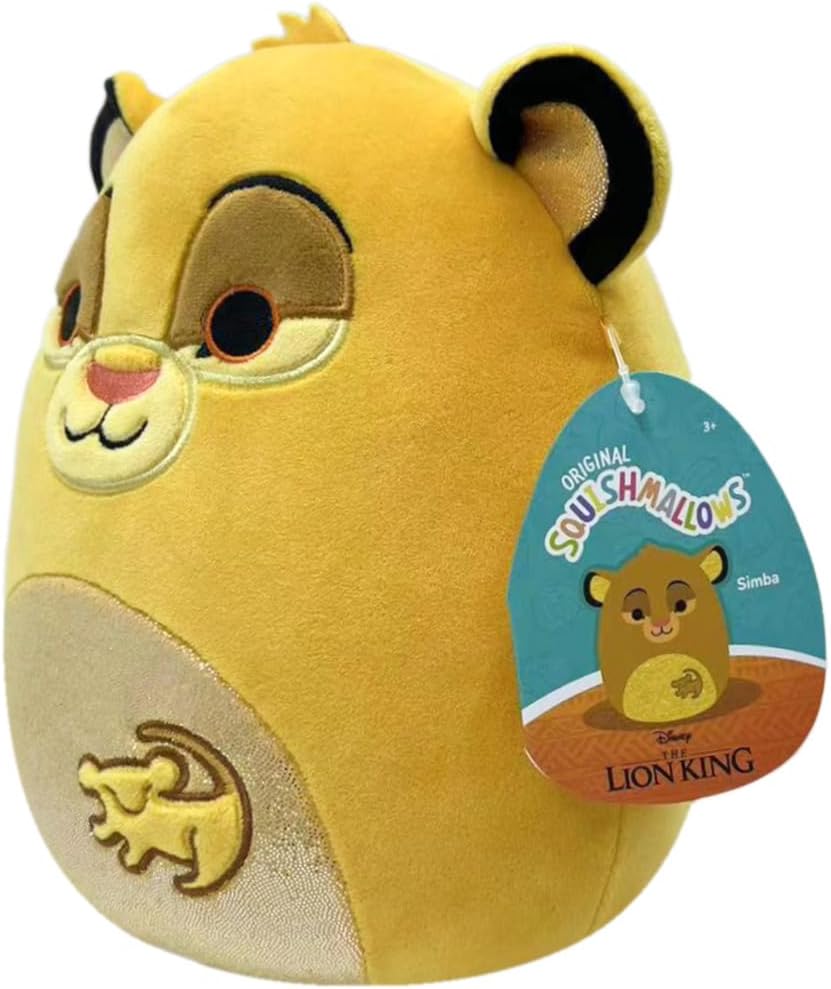 Squishmallows Original 8 Inch Simba - O Rei Leão Disney Pelúcia
