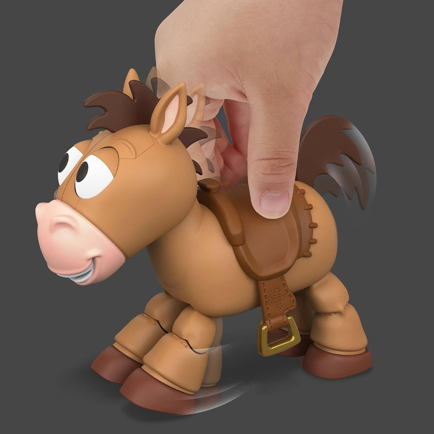 Mattel Disney e Pixar Toy Story 5 – Boneco Bullseye (Bala no Alvo) "Lil' Partner" | Figura articulada de aprox. 19 cm (7,4 pol.), posições de brincadeira ativadas por toque, com efeitos sonoros – JKV48