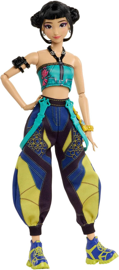 Mattel Boneca Fashion KPop Demon Hunters HUNTR/X Zoey | Com o visual da performance "How It’s Done" e acessório Spirit Blades, inspirada no filme, JRN37