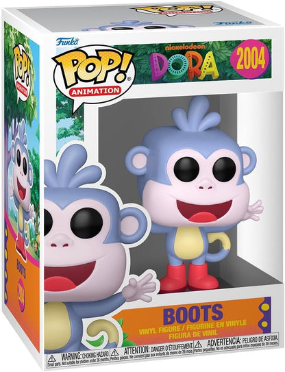 Funko Pop! Animation: Dora, a Aventureira - Botas - Figura de vinil colecionável - Ideia para presente - Produtos oficiais - Brinquedos para crianças e adultos - Fãs de TV - Figura modelo para colecionadores e exposição