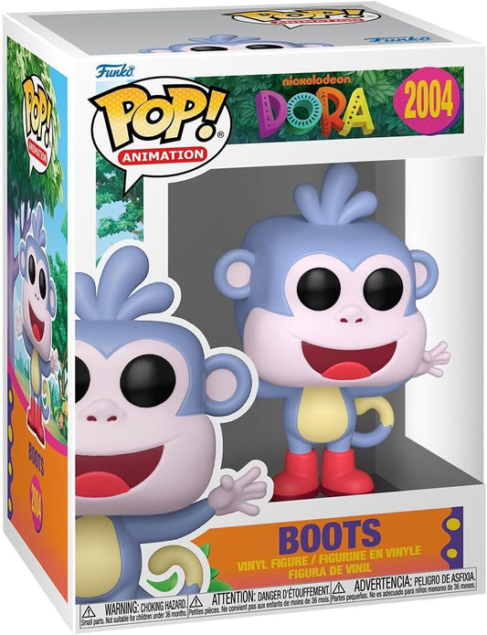 Funko Pop! Animation: Dora, a Aventureira - Botas - Figura de vinil colecionável - Ideia para presente - Produtos oficiais - Brinquedos para crianças e adultos - Fãs de TV - Figura modelo para colecionadores e exposição