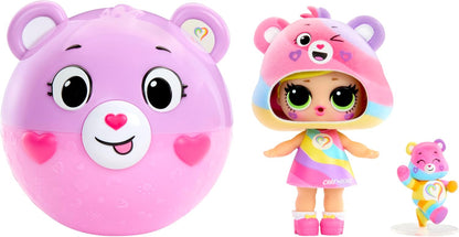 L.O.L. Surprise! Loves Care Bears Tots – Inclui 1 boneca, vem com roupas e acessórios, bola em formato de Ursinho Carinhoso, embalagem surpresa, colecione todas as 6 bonecas, cor roxa.
