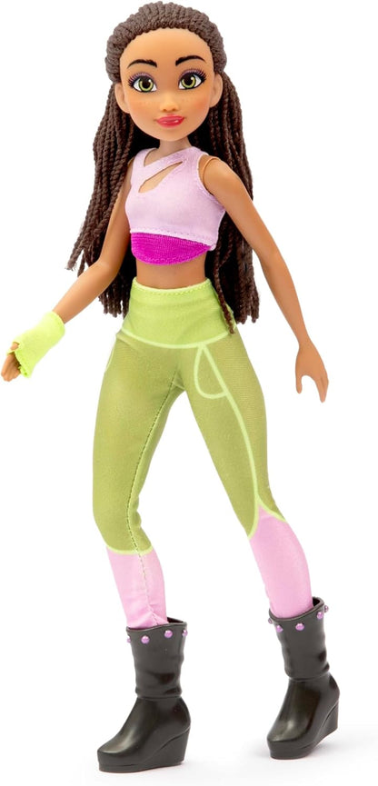 Winx Iconic Boneca – Aisha com Roupa Característica e Articulações – Boneca Fashion Clássica de 27cm com Calça Verde e Blusa Lavanda – Brinquedo Oficial do Clube Winx para Meninas – Brincadeira Mágica de Aventura – Idade 4+