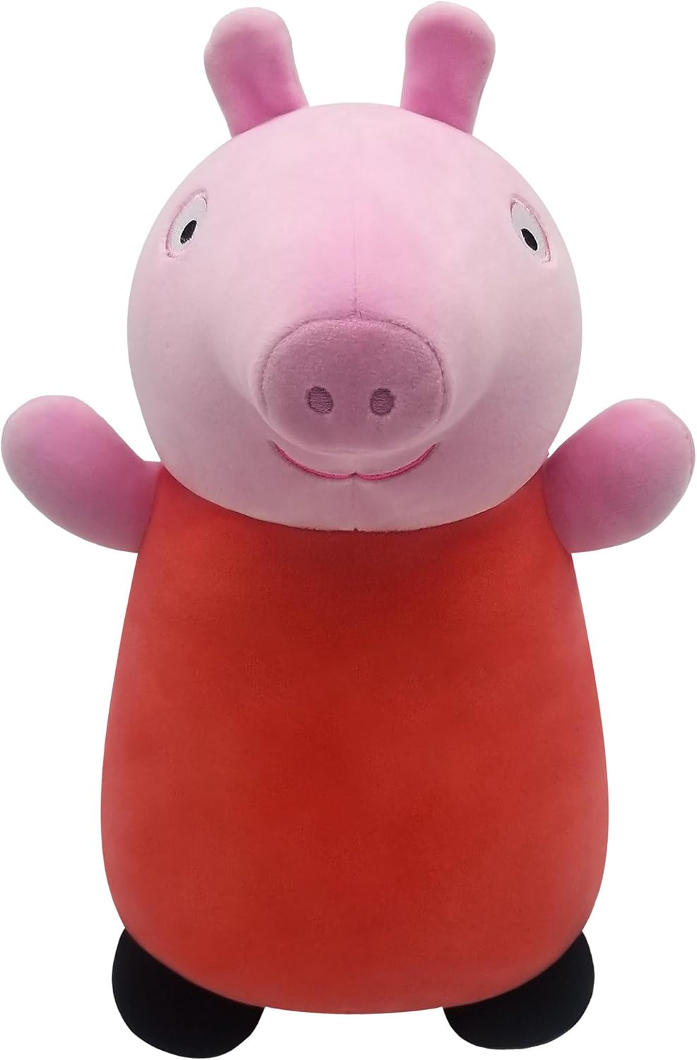 SQUISHMALLOWS SQPP00004 Peluche oficial de Peppa Pig, tamaño mediano, ultra suave, 10 pulgadas, M, rosa