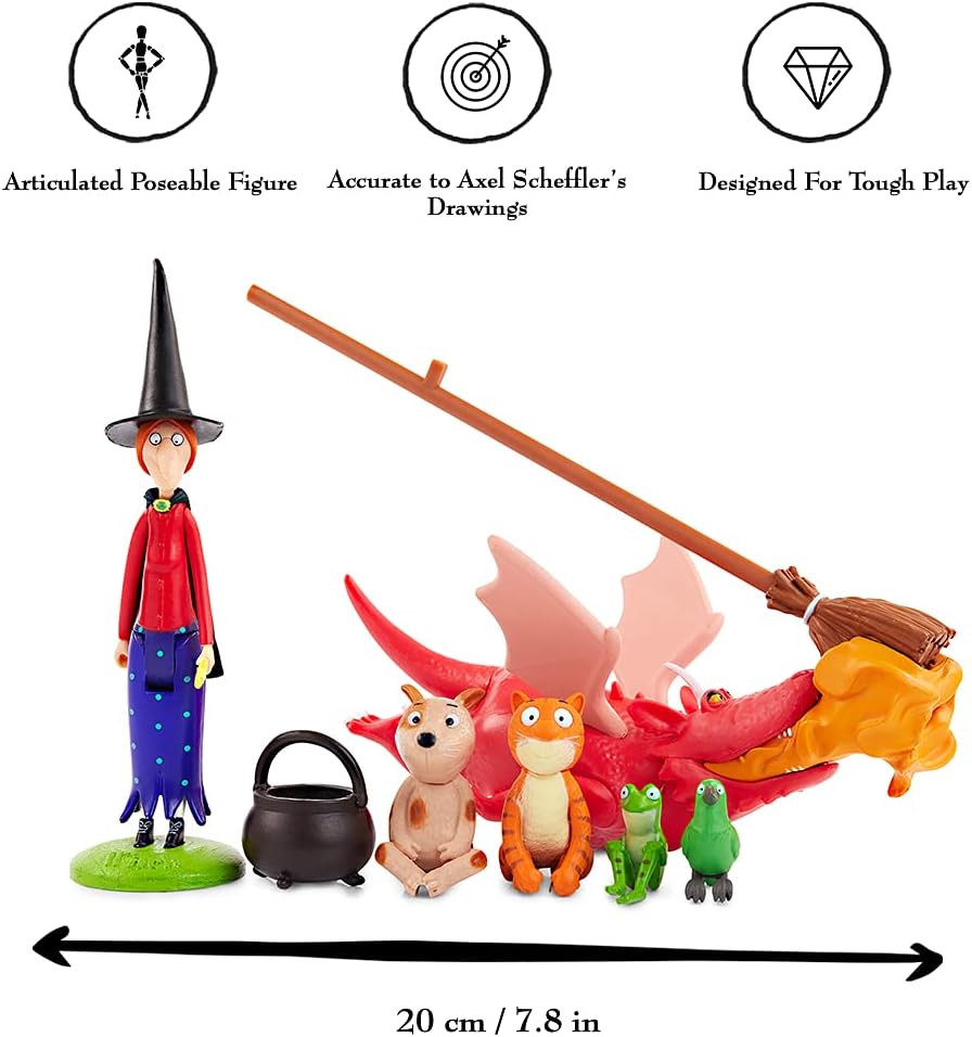 UAU! COISAS Conjunto "A Hora da História" | Bonecos de Ação Articulados Colecionáveis | Brinquedos e Presentes Oficiais da Julia Donaldson e Axel Scheffler Books and Films