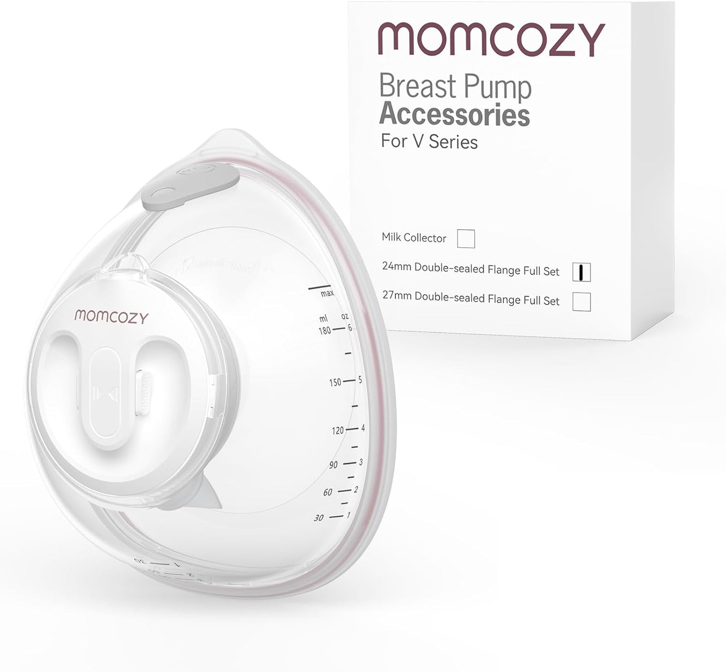 Momcozy Válvulas Duckbill somente para Momcozy V1/V2. Acessórios de substituição para bomba tira leite Momcozy V1/V2 original, pacote com 2