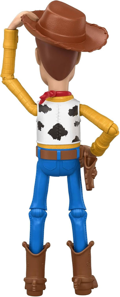Mattel Disney e Pixar Toy Story 5 Woody "Howdy Partner" | Figura em Grande Escala, Boneco de 30 cm com Movimento de Saudação com o Chapéu e 14 Articulações, JKV38