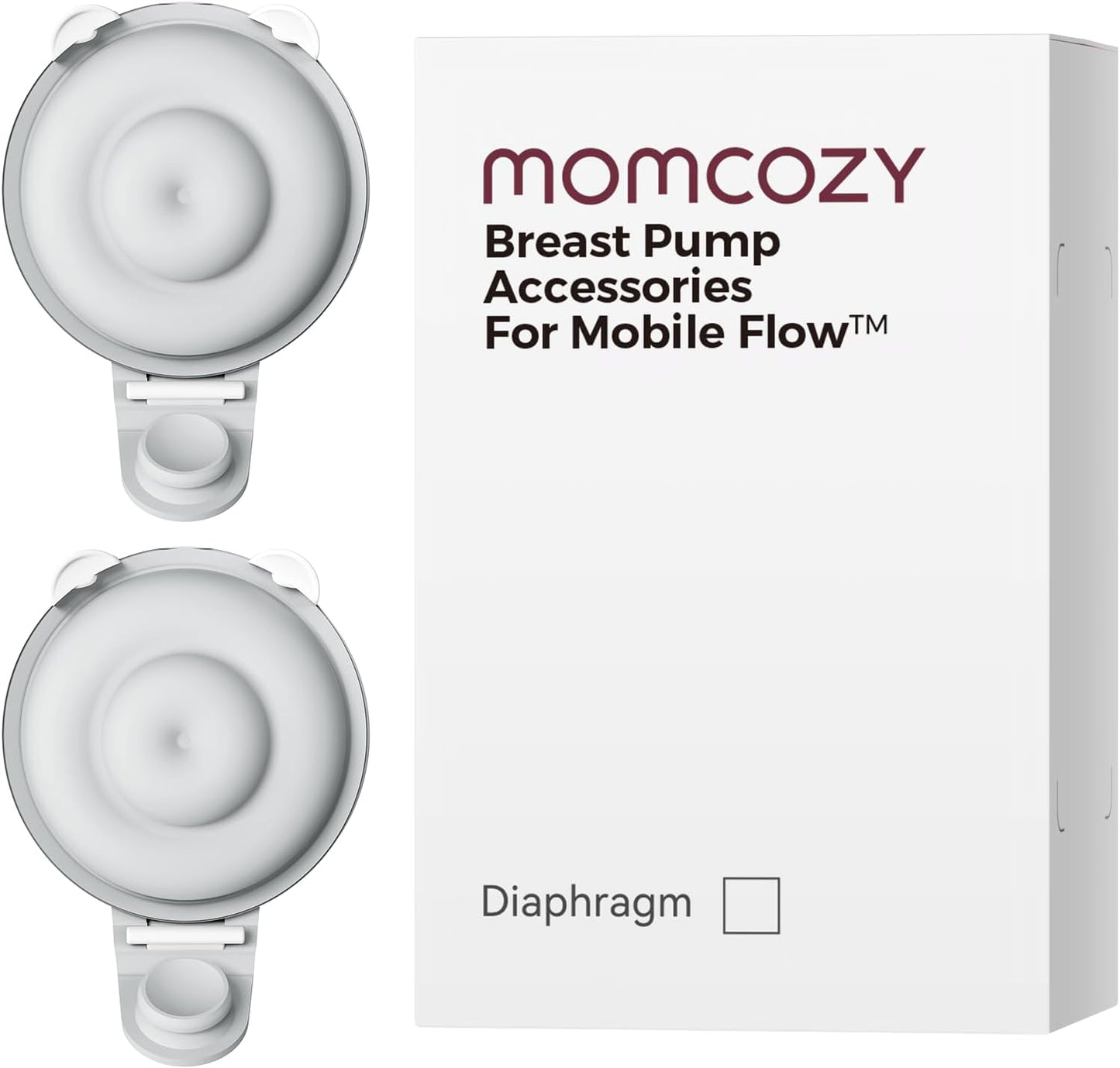 Momcozy Diafragma Mobile Flow | M9 Upgrade, Acessórios de Reposição Originais para Bomba de Tirar Leite Momcozy Mobile Flow | M9 Upgrade, 2 unidades