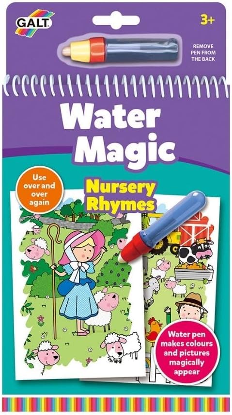 Galt Toys, Water Magic - Cantigas de roda, Livros de colorir para crianças a partir de 3 anos
