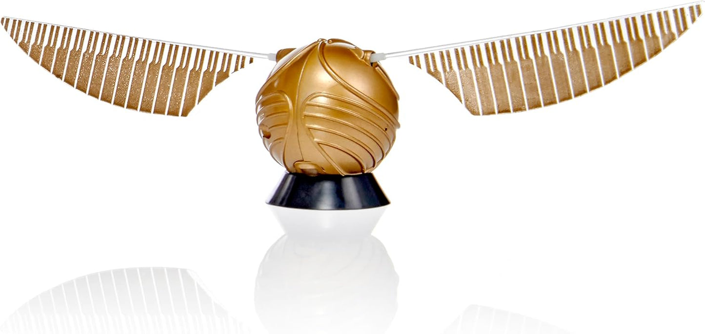 WOW! STUFF Pomo de Ouro Voador Misterioso | Parece Levitar Magicamente | Presentes, Colecionáveis e Brinquedos Oficiais de Harry Potter do Mundo Mágico, Dourado, 19,5 x 3,8 x 3,8 cm