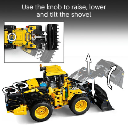 LEGO Brinquedo de construção Technic Volvo L120, carregadeira elétrica, conjunto de veículos, presente de engenharia para crianças, pá de carga para meninos e meninas a partir de 9 anos 42209