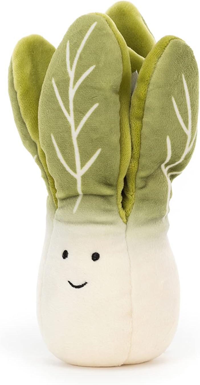 Jellycat Decoração de pelúcia colecionável Vivacious Vegetable Bok Chocolate