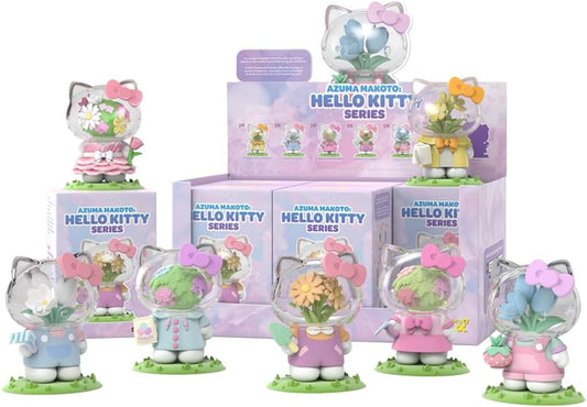 Mighty Jaxx Azuma Makoto x Sanrio: Série Hello Kitty | Bandeja lacrada com 6 unidades - Sem figuras repetidas | Brinquedo colecionável em caixa surpresa