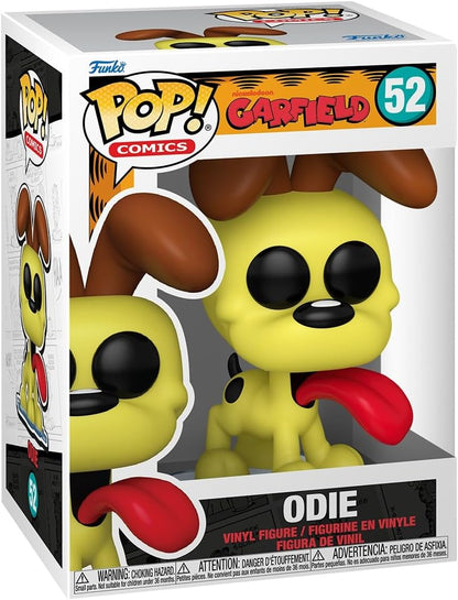Funko Pop! Comics: Garfield – Odie - Personagens Garfield - Figura de vinil colecionável - Ideia de presente - Produtos oficiais - Brinquedos para crianças e adultos - Fãs de desenhos animados - Figura modelo para colecionadores