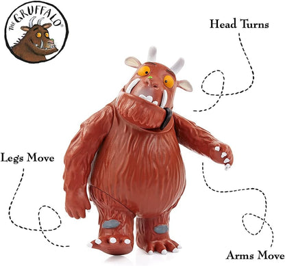 WOW! STUFF: Boneco de Ação Colecionável do Gruffalo Falante | Personagem Articulado Brincando com Sons e Frases | Brinquedos e Presentes Oficiais da Julia Donaldson e Axel Scheffler Books and Films