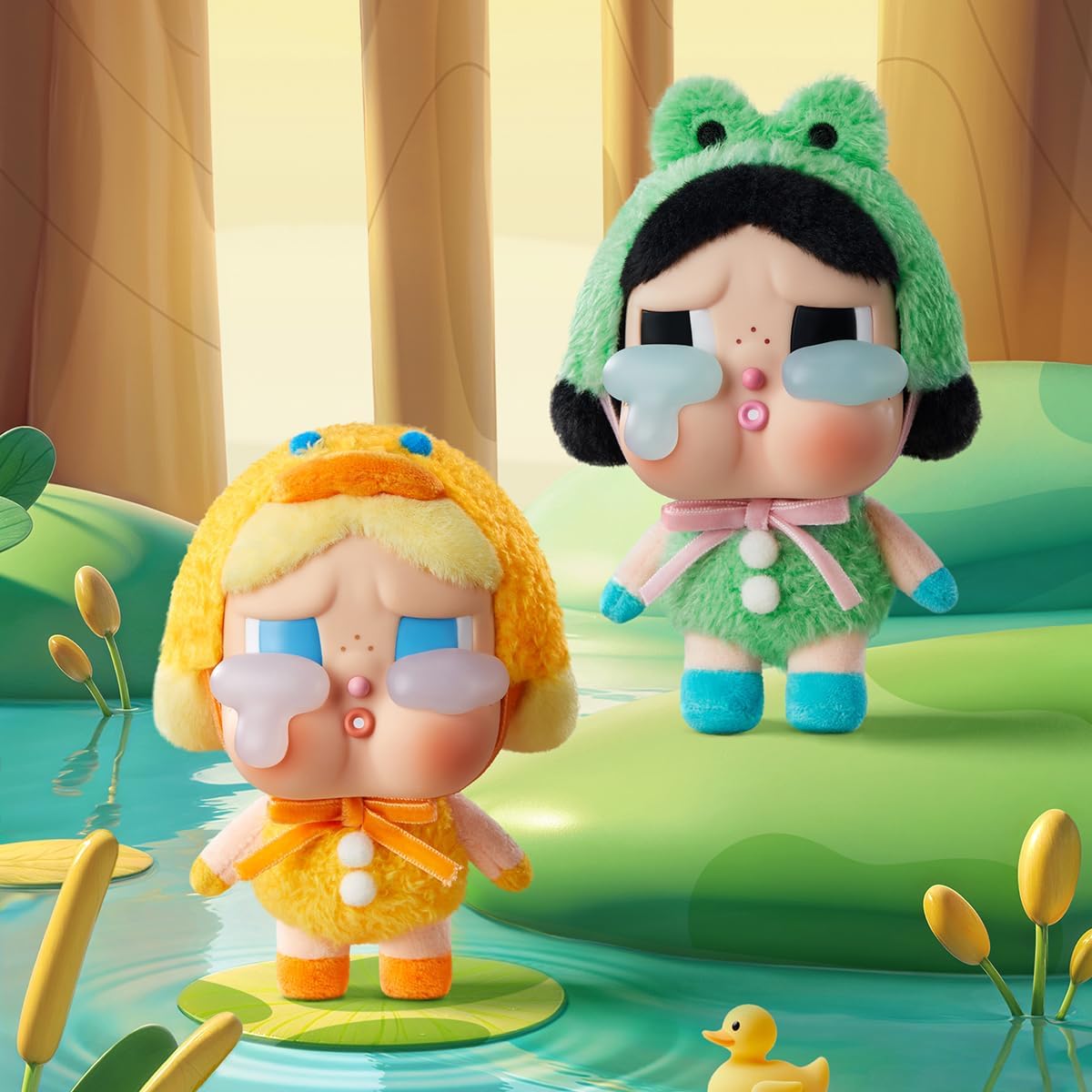 POP MART CRYBABY Crying Again Series - Conjunto completo de bonecos de