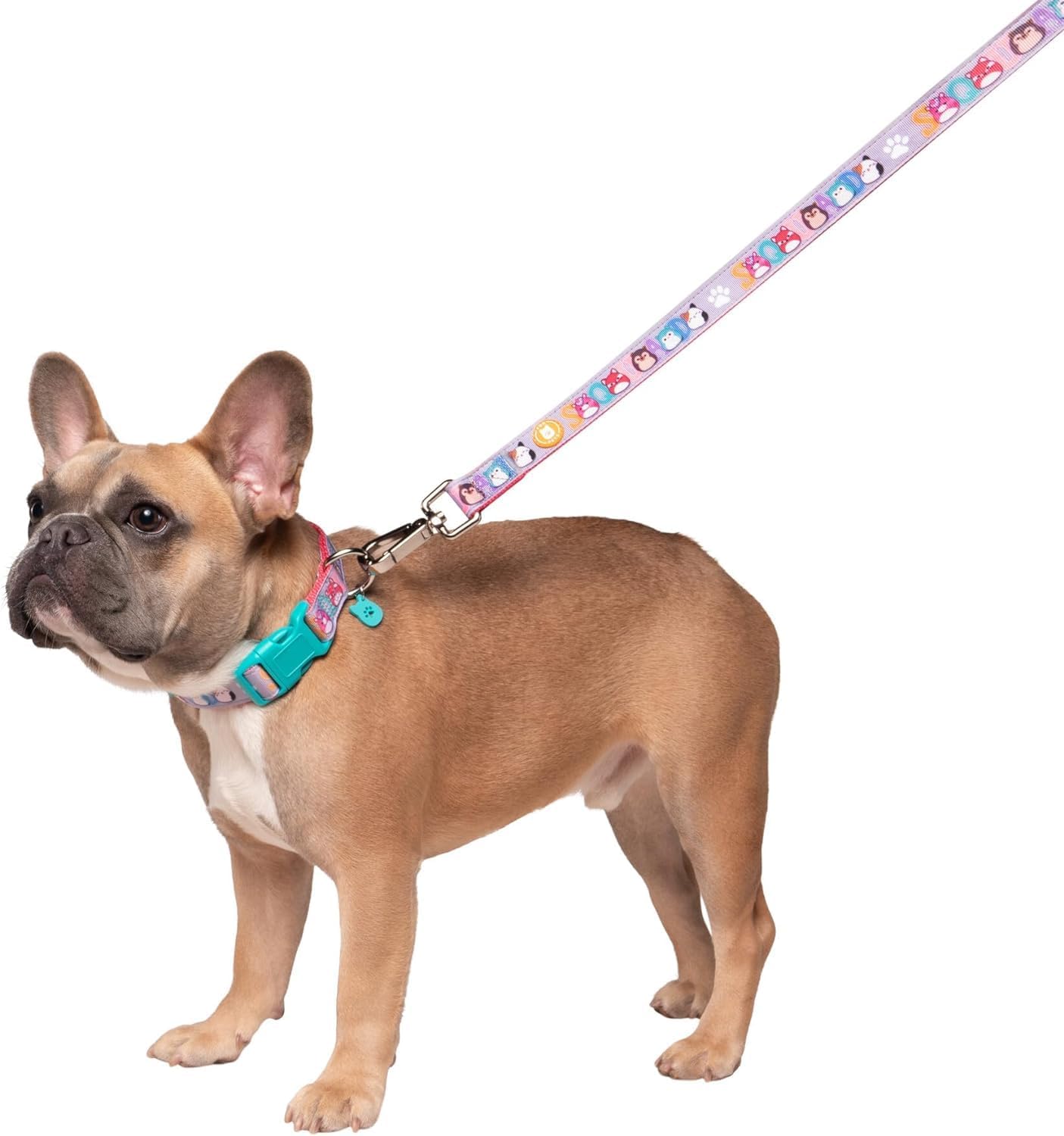 Squishmallows Original Squish Squad Coleira/Trela para animais de estimação – Roupa oficial para animais de estimação da Jazwares