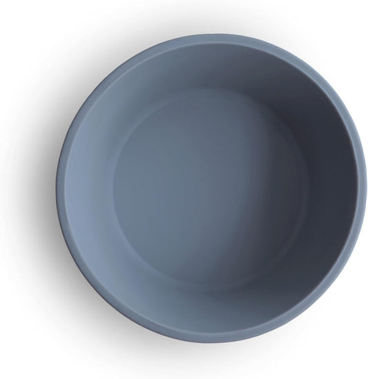Mushie Tigela de silicone com ventosa, tigela antiderrapante com ventosa para bebês e crianças pequenas, material: silicone de qualidade alimentar, pode ser lavada na lava-louças e usada no micro-ondas (Tradewinds)