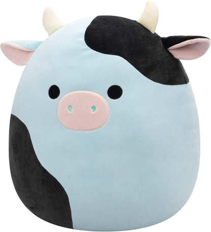 Squishmallows Original 20 Polegadas - Cillian, a Vaca Azul e Preta