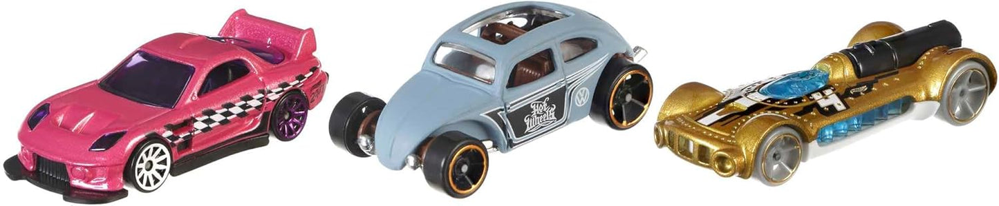 Hot Wheels Carro básico, carro Hot Wheels em escala 1:64 para crianças e colecionadores, veículos modernos e clássicos para brincar ou exibir, carros de brinquedo de plástico e fundidos - 05785