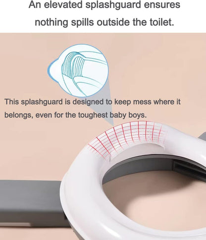 PandaEar Penico portátil para bebês e crianças pequenas, assento sanitário dobrável para treinamento de desfralde com bolsa de viagem e bolsa de armazenamento, penico portátil para viagens, para meninos e meninas,