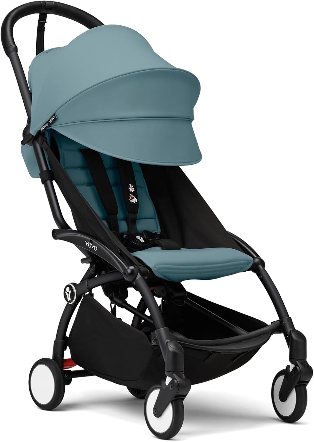 Stokke Carrinho de bebê  YOYO3 compacto, dobrável e leve a partir de 6 meses, cor Aqua