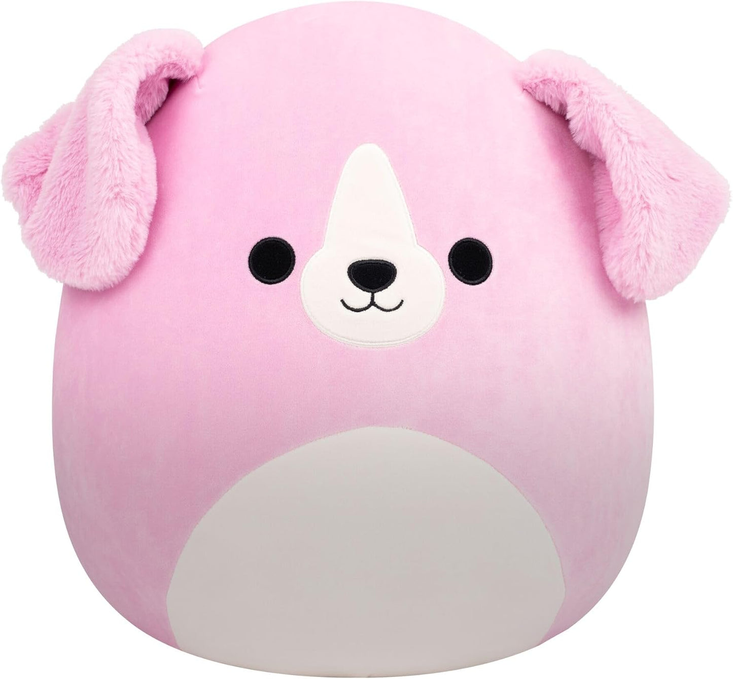 Squishmallows Original de 16 Polegadas Peggy Sue, a Golden Retriever Rosa – Pelúcia Oficial da Jazwares