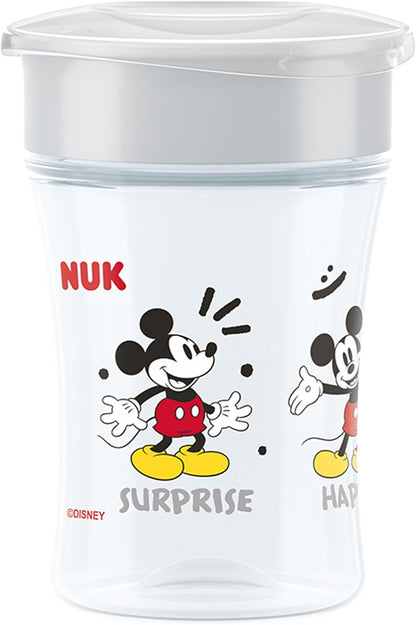 NUK Copo de Treinamento Magic Cup | 8+ meses | 230 ml | Borda 360° antivazamento | Copo para crianças pequenas | Disney Mickey Mouse | 1 unidade