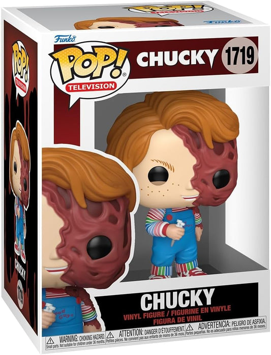 Funko Pop! TV: Chucky - (TV) - Chucky Derretido - Figura de Vinil Colecionável - Ideia de Presente - Produtos Oficiais - Brinquedos para Crianças e Adultos - Fãs de Cinema - Figura Modelo para Colecionadores e Exibição