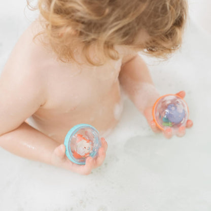 Nuby Brinquedo de banho para bebê Bubbly Buds flutuante - Brincadeira sensorial | Fácil de segurar | Fácil de limpar