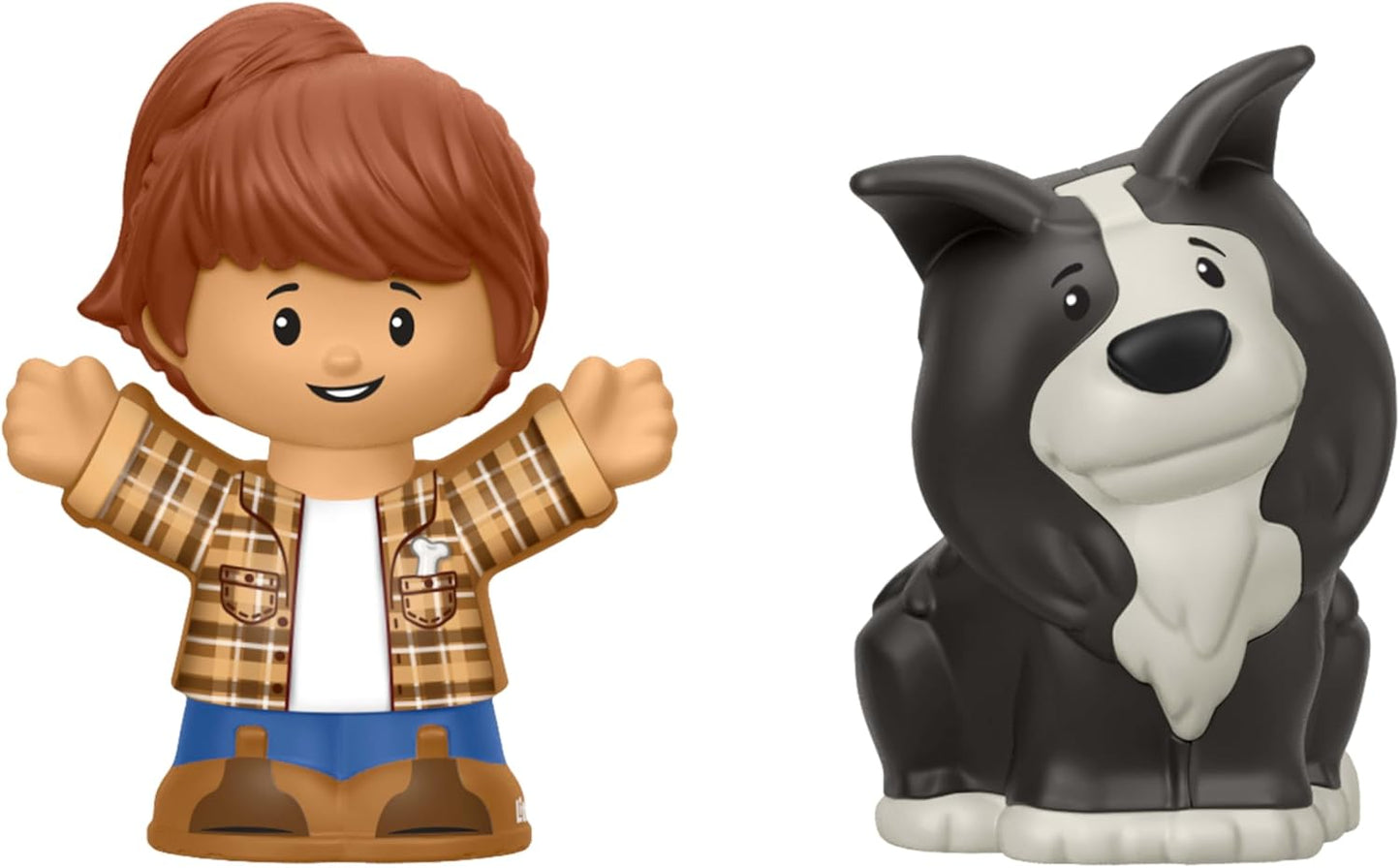Fisher-Price Trator de brinquedo Little People para crianças pequenas, com música e 2 figuras para brincar de faz de conta. Ideal para crianças a partir de 1 ano de idade. JGX12