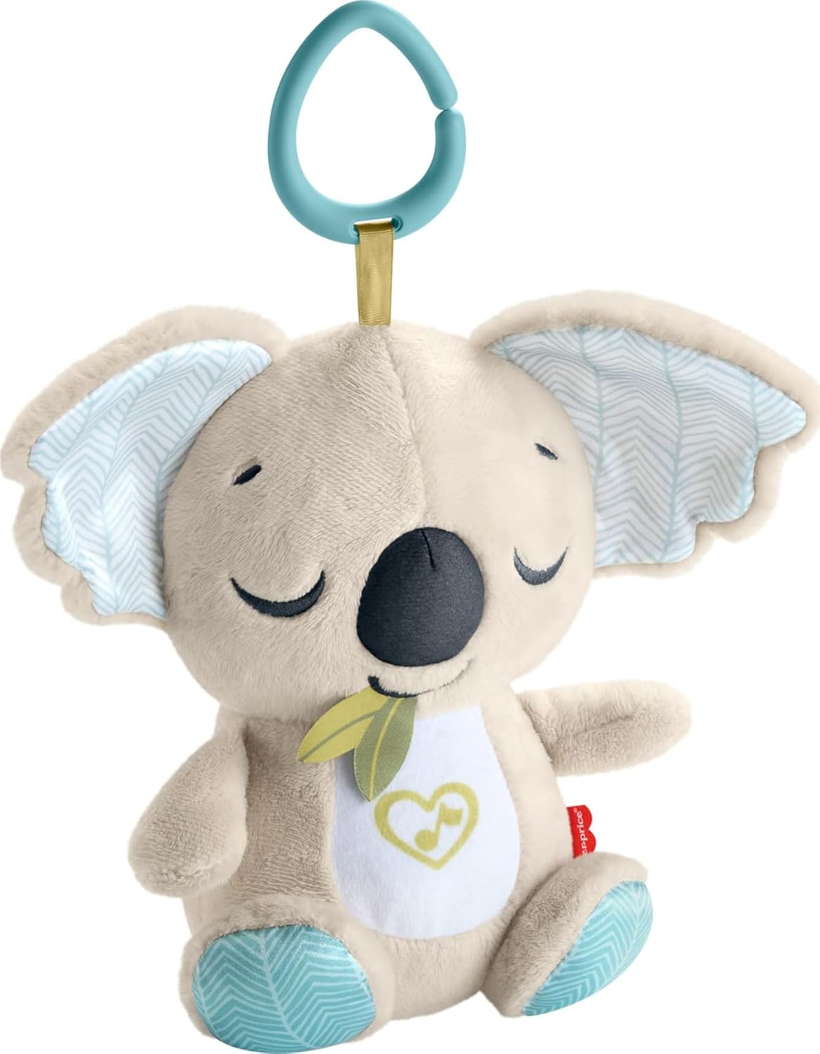 Brinquedo portátil para bebês Fisher-Price, Koala Calmante, com som, ruído branco e música, ideal para recém-nascidos a partir de 0 meses (JBD65)
