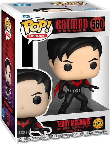 Funko Pop! Heroes: Batman Beyond - Terry McGinnis McGuinnes - Probabilidade de 1/6 para variante rara de Chase - DC Comics - Figura colecionável de vinil - Ideia para presente - Produtos oficiais - Brinquedos para crianças e adultos