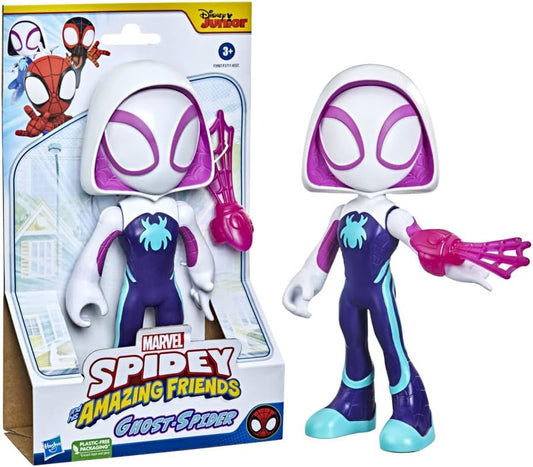 Homem-Aranha e seus amigos incríveis - Figura de ação gigante do Homem-Aranha Fantasma da Hasbro Marvel, brinquedo de super-herói para pré-escola, crianças a partir de 3 anos, multicolorida