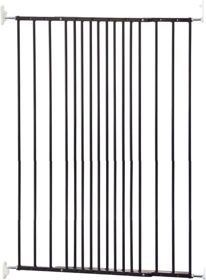 BabyDan Scandinavian Pet Design Puerta extensible para perros extra alta, 62,5-106,8 cm/24,6-42 pulgadas de ancho, 103 cm/40,5 pulgadas de altura, puerta extensible para perros