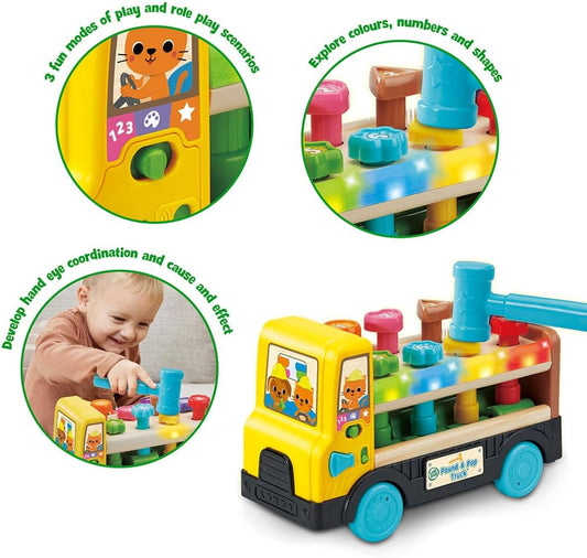 LeapFrog 619503 Pound & Pop Truck, Multicolor