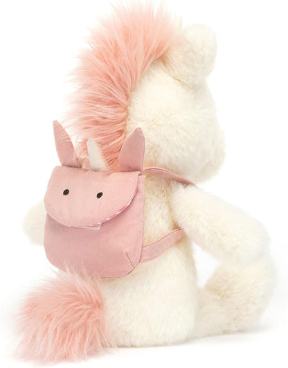 Jellycat Mochila Unicórnio Pelúcia Colecionável Decoração