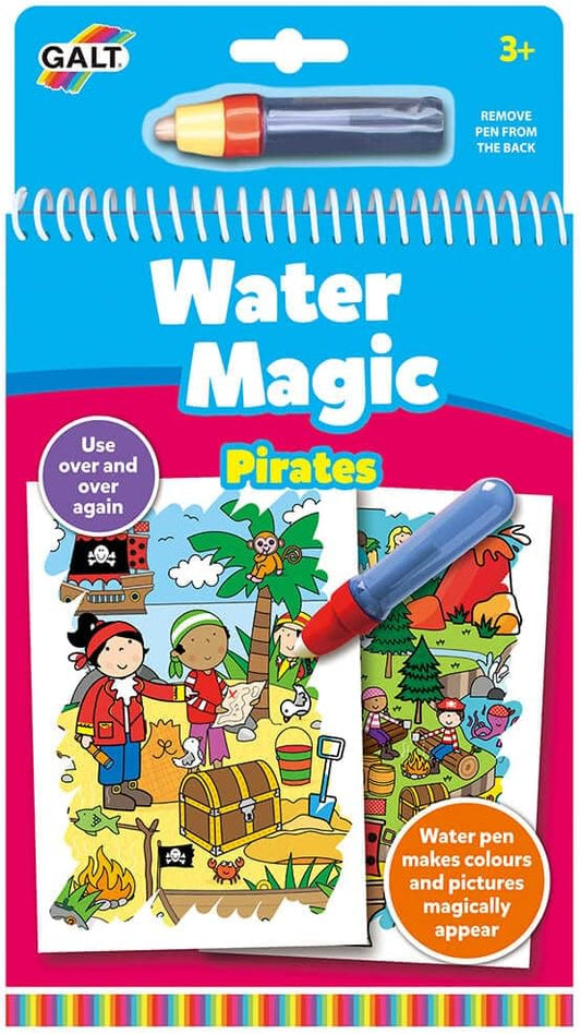 Galt Toys, Water Magic - Piratas, Livros de colorir para crianças a partir de 3 anos
