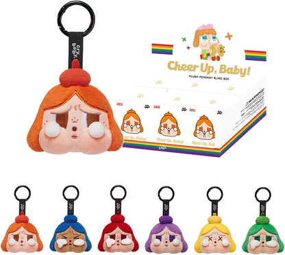 POP MART CRYBABY CHEER UP, BABY! SERIES - Conjunto completo de bonecos de pelúcia de 2,5 polegadas, bonecos de ação, personagens articulados, design premium, presentes para fãs - Brinquedo colecionável favorito