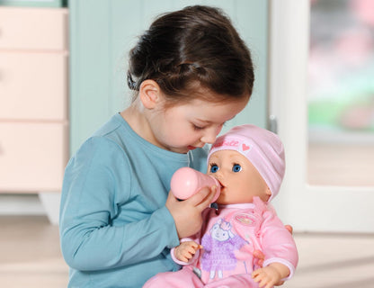 Baby Annabell Mamadeira Universal 706794 - Mamadeira hermética com estampa de nuvem para bonecas de 43 cm - Adequada para crianças a partir de 3 anos