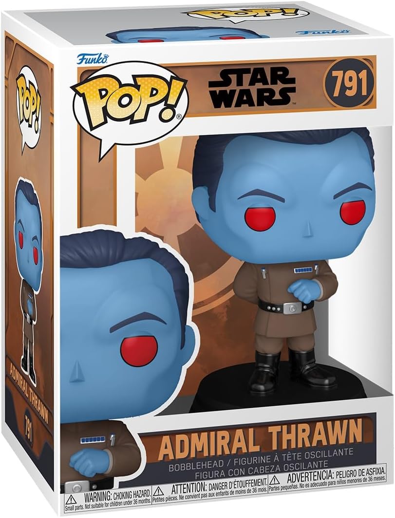 Funko Pop! Star Wars: Tales Of the Empire - Almirante Thrawn - Figura de vinil colecionável - Ideia para presente - Produtos oficiais - Brinquedos para crianças e adultos - Fãs de cinema - Figura modelo para colecionadores