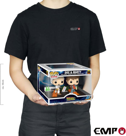 Funko Pop! Moment: De Volta para o Futuro - Doc & Marty&Marty - De Volta para o Futuro - Figura de Vinil Colecionável - Ideia para Presente - Produtos Oficiais - Brinquedos para Crianças e Adultos - Fãs de Cinema