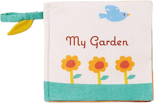 ThreadBear Design My Garden Libro de actividades para el aprendizaje temprano y el desarrollo sensorial