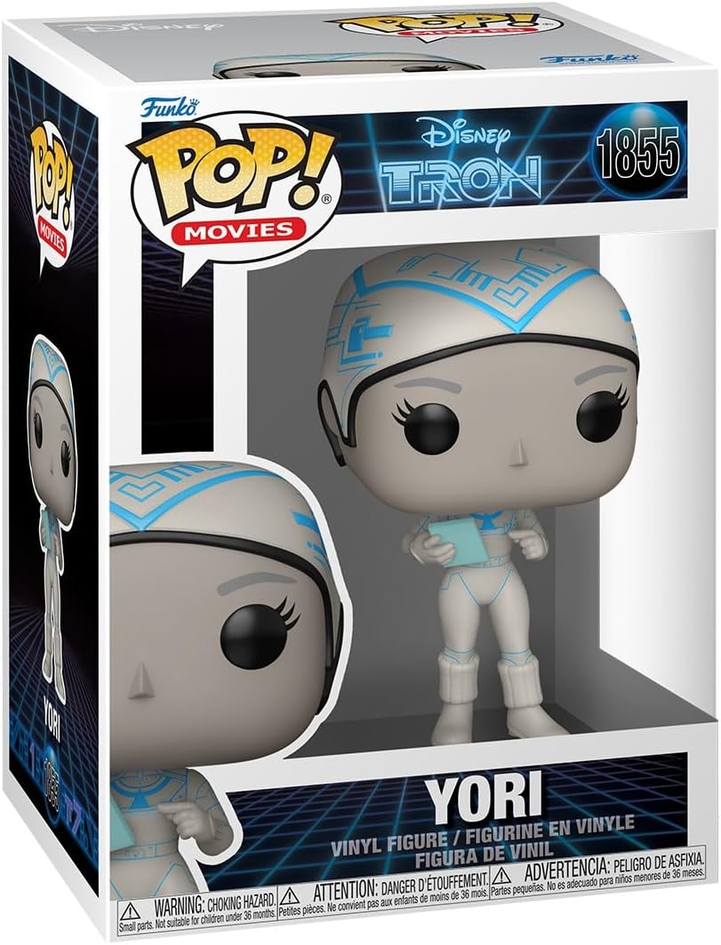 Funko Pop! Filmes: Tron - (1982) - Yori - Figura de vinil colecionável - Ideia para presente - Produtos oficiais - Brinquedos para crianças e adultos - Fãs de cinema - Figura modelo para colecionadores e exposição