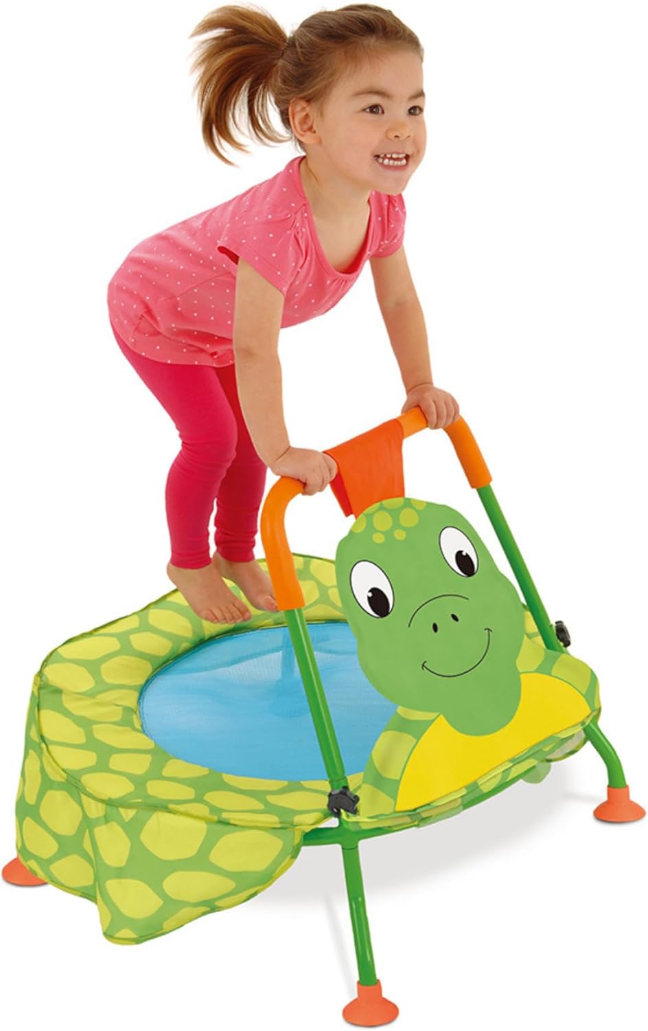 Galt Nursery Trampolim - Trampolim Turtle Toddlers que estimula a brincadeira ativa das crianças - Mini trampolim infantil para ambientes internos e externos - Estrutura durável, fácil armazenamento e pés antiderrapantes - A partir