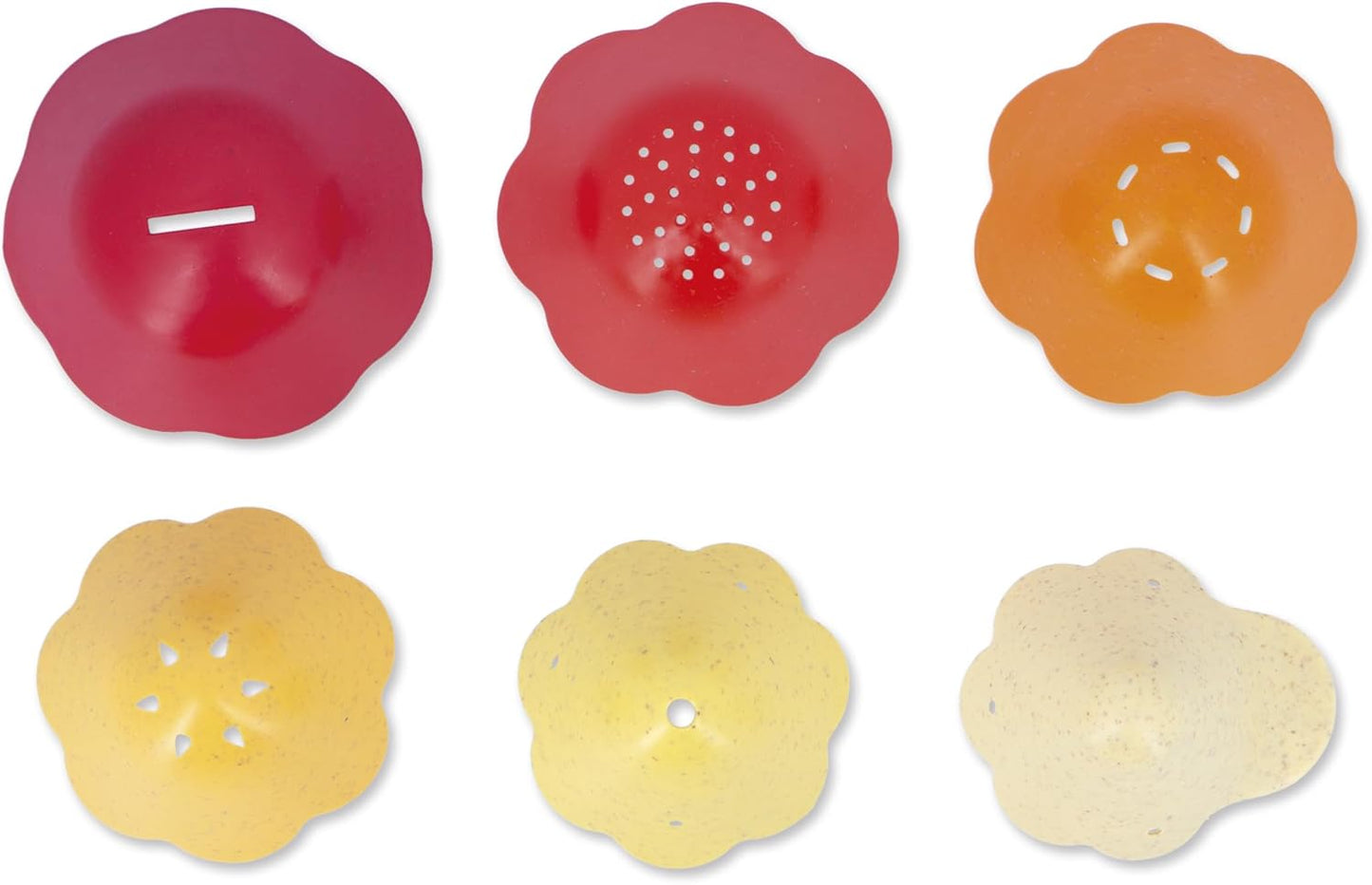 Janod - Brinquedo de banho em forma de caranguejo eremita com copos de canudo de trigo - 6 copos - Diversão aquática para bebês - A partir de 10 meses - J04734