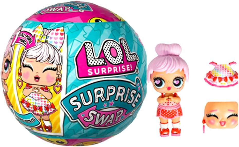 L.O.L. Surprise! Surprise Swap Tots - 1 boneca colecionável de um sortimento de 9 com expressão extra e 2 looks em um - Water Unboxing Surprise - Ótimo para meninas e meninos com mais de 3 anos