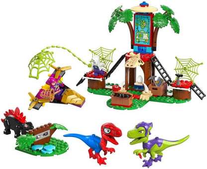 LEGO 11200 Marvel Spidey e Gobby’s Raptor Battle no Tree House HQ, conjunto de brinquedos de construção e dinossauros para crianças, presente para meninos, meninas e fãs de 4 anos ou mais do Spidey and His Amazing Friends Show